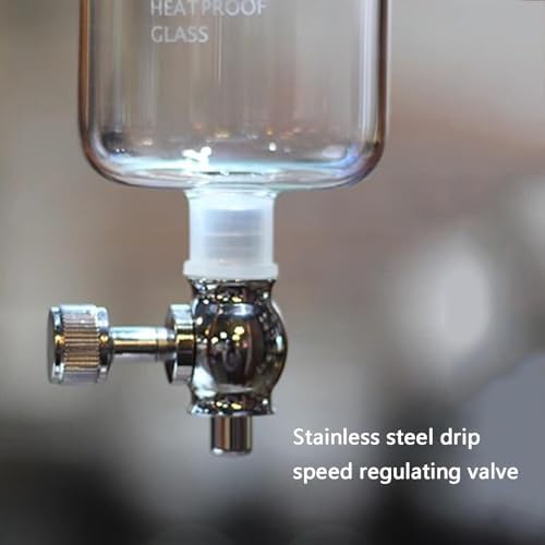 Cold Brew Drip TowerDrip Tower Coffee Maker Ice Drip Cold Brew Drip Coffee PotMakes 6-8 Cupsfor Office