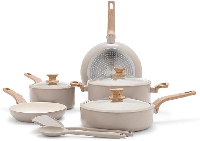 Nordic Aluminum Alloy Seven Piece Cookware Set Non Stick Kitchen Utensils