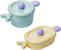 Neoflam Better Finger Cookware Set - Mint and Yellow 4-Piece Ceramic Coating Kitchen Pots