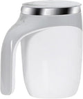 Self Stirring Coffee Mug Automatic Mixing Cup 380ml Portable Rechargeable Electric Stirring Stainless Steel Magnetic Rotating Blender Stirring CupElectric Stirring Cup