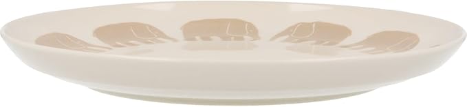 Finlayson FIN140-95 Elephanty Pattern Large Plate Pasta Plate Trio 3 Pieces Gift Dinnerware Set Diameter 8.5 inches (21.5 cm) Miscellaneous Goods Scandinavian Tableware Women's Present