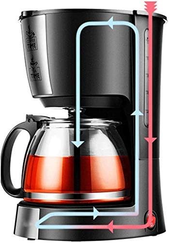 Coffee Machine Coffee MachineCompact Coffee MachineStainless Steel Filter Coffee Maker with 7 Minute Brew TimeReusableWashable FilterndashBlackCompatible with Espresso Cooker