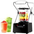 High-Speed 2200W Commercial Blender with Quiet Shield - Heavy-Duty Easy to Clean Dishwasher Safe Ideal for Juices Smoothies Ice Shakes - 220V