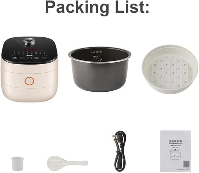 Rice Cooker Rice Cooker 4L Non-Stick Coating Liner Electric Rice Cooking Pot Fully Automatic 24H Appointment Rice Pot