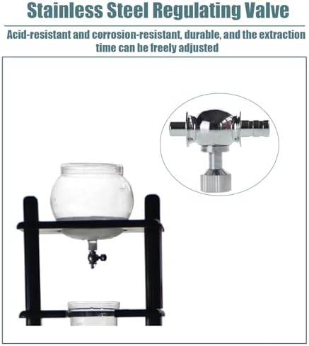 Cold Brew Drip Tower1000ml Cold Brew Coffee Maker Iced Coffee Cold Brew Drip Towerfor Home Coffee Shops Offices