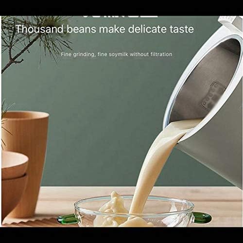 Home Soymilk Machine Automatic Multi-Function Household Intelligent Heating Food Cooker(Gray)