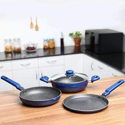 Cookware Set Induction Bottom Cookware Set (Aluminium 3 - Piece)