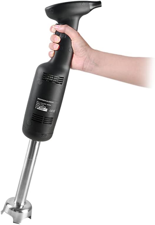 270W Electric Immersion Blender Commercial Hand Held Stick Blender Mixer Stick Fixed Speed Vegetables &amp Potatoes