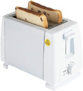 Bread Toaster Electric Compact Mini Toasters 2 Slice Automatic Toaster with 6 Browning Settings Extra Wide Slots For Bagels and Special Breads Easy-to-Clean 750W (White)