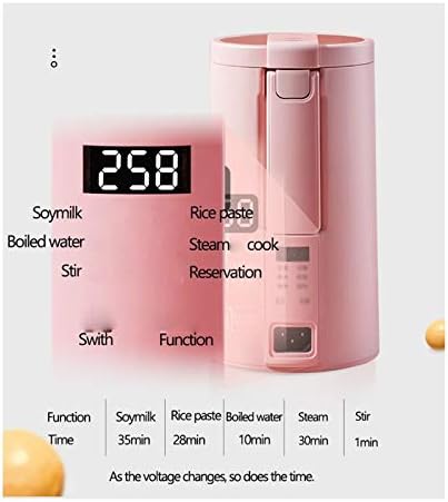 Non-Steaming Heating Soy Milk Machine Multi-Function Cooker Electric Kettle Automatic Juicer Mixer Rice Paste Machine(OneColor)
