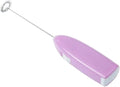 Milk Foamer Coffee Whisk Mixer Blender Egg Beater Mini Frother Handle Stirrer Maker Cooking Tools(Pink 1pcs)