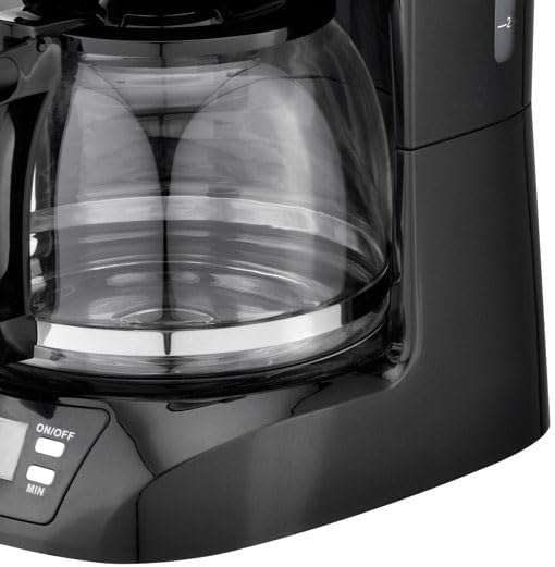 10 Cup Programmable Digital Coffee Maker with Auto Shut-Off Reusable Filter &amp Warming Plate – White Drip Machine for Home or Office (Black.)