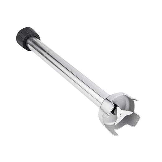 Restaurantware Hi Tek 7.7 x 4.3 x 16.3 inch Immersion Blender 1 Variable Speed Stick Blender - 1 Horsepower 750W Stainless Steel Immersion Hand Blender 110V
