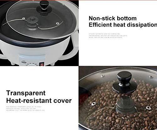 TOPCHANCES 1200W Household Coffee Roasters Coffee Bean Roasting Machine Baking Machine 220V