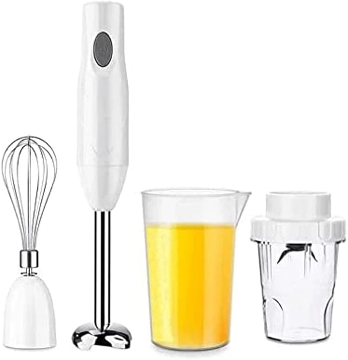 3-in-1 Immersion Hand Powerful 500W Stainless Steel Stick Blender Variable Speed Processor Whisk Beaker Faster Finer Blending
