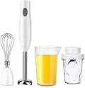 3-in-1 Immersion Hand Powerful 500W Stainless Steel Stick Blender Variable Speed Processor Whisk Beaker Faster Finer Blending
