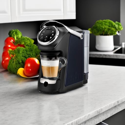Lavazza Expert Coffee Classy Plus Single Serve ALL-IN-ONE Espresso &amp Coffee Brewer Machine - LB 400 - (Includes Built-in Milk Vessel/Frother)