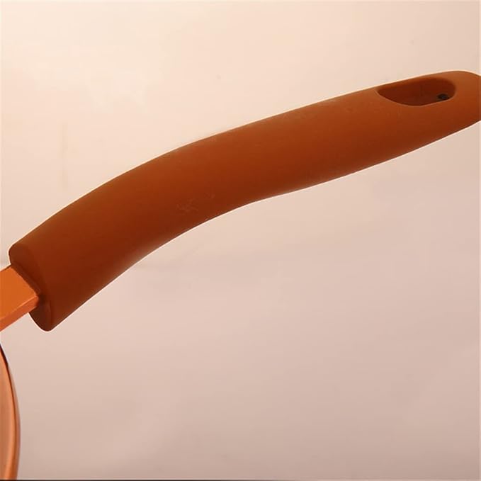 Copper Wok Uncoated Handmade Pure Copper Cooking Household Pot Old Style Rice Cooker Induction Cooker Gas Stove Copper Pot (Color : A Size : 33cm) (A 33cm)