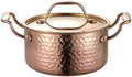 Premium Handmade Copper Cookware Set Thick Hammered Modern Pots &amp Pans Durable Artisan Kitchen Essentials Stylish Pure Copper Cooking Tools for Chefs