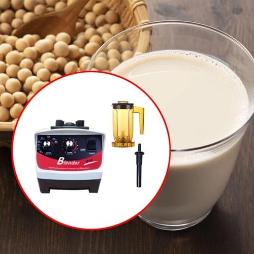 High-Speed Countertop Blender 20000RPM - Professional Smoothie Maker with Tamper for Bubble Tea &amp Milk Foam - Perfect Shaker Cup for Smoothies and Drinks