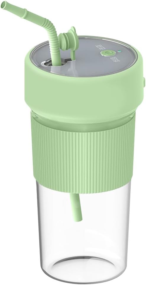 Portable Blender Cup 14Oz Mini Juicer Blender with 6 Blades Rechargeable Handheld Blender for Office Gym Travel