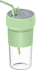 Portable Blender Cup 14Oz Mini Juicer Blender with 6 Blades Rechargeable Handheld Blender for Office Gym Travel