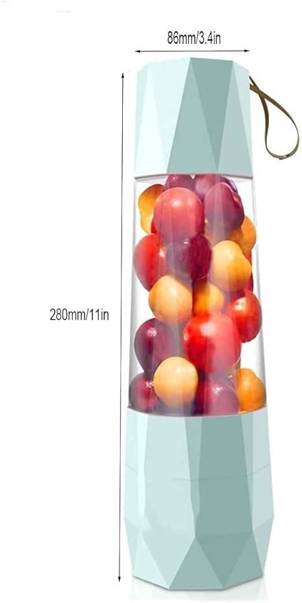 Personal Mini Blender SmoothieJuicer Mixer Fruit Rechargeable Personal Size USB Home Blender BottlesPortable Juicer Cup (Color : Pink) (Pink)