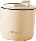 Mini Rice Steamer 220V Dorm Cn Maker Low Power Student Pot Porridge Cooker Household Congee Rice Cooker for Oven Cooker Rice Cookers (Beige)