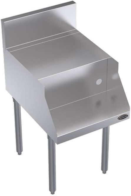Krowne Metal KR24-18BF Royal Series Underbar Blender Station with Flat Top 18W x 24D
