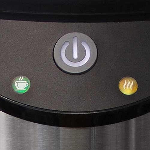 West Bend 57042 Coffee Urn Double Walled Stainless Steel Features Automatic Temperature Control Large Capacity with Fast Brewing and Easy Clean Up NSF Certified 42-Cup Silver