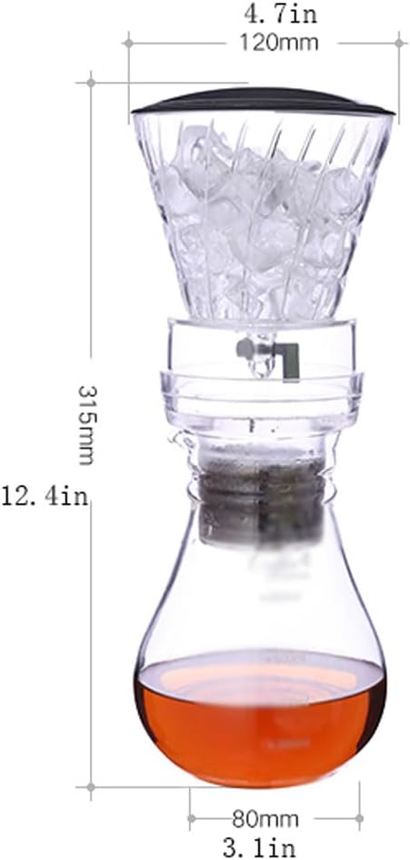 Balance Syphon Coffee Maker with High Borosilicate Glass Carafe Siphon Cold Brew Coffee Brewer with Elegant Design Retro-Style Coffee Pots