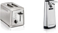 Hamilton Beach 2 Slice Toaster with Extra-Wide Slots Bagel Setting Toast Boost Slide-Out Crumb Tray Auto-Shutoff &amp Cancel Button Defrost Function Stainless Steel (22794) and Hamilton Beach E