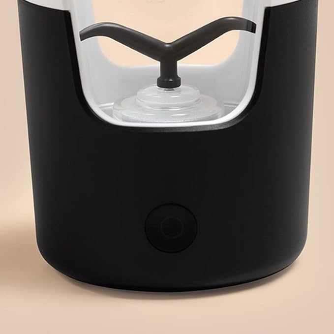 430ml Electric Mixing Mug 7000 RPM Automatic Stirring Mug Cup Rechargeable Self Stirring Mug Auto Coffee Mug with Silicone Handle for Protein Powder Coffee Milk (Black)