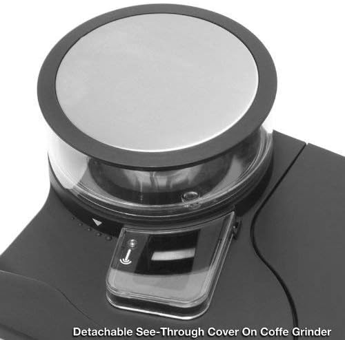 Capresso 465 CoffeeTeam TS 10-Cup Digital Coffeemaker with Conical Burr Grinder and Thermal Carafe