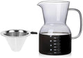 Coffee Press Glass Coffee Pot with Stainless Steel Filter Drip Brewing Coffee Pot Dripper Barista Pouring on Coffee Machine Pots