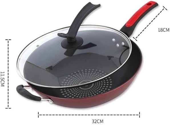 Cookware Cookware Set Soup Pot Set Frying Pan Milk Pot Cooking Pot Pan Induction Cooker Non-Stick Pan Set Casserole Wok(B)