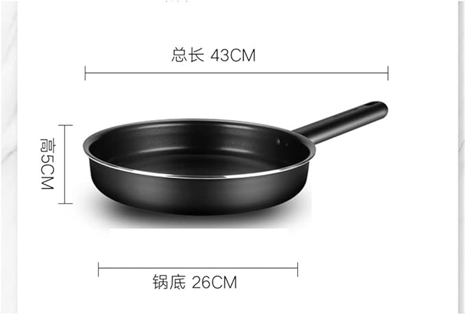 Cookware Set Black Pan with Lid Cutlery Collection Cookware Cutlery Cookware Nonstick Kitchen Supplies