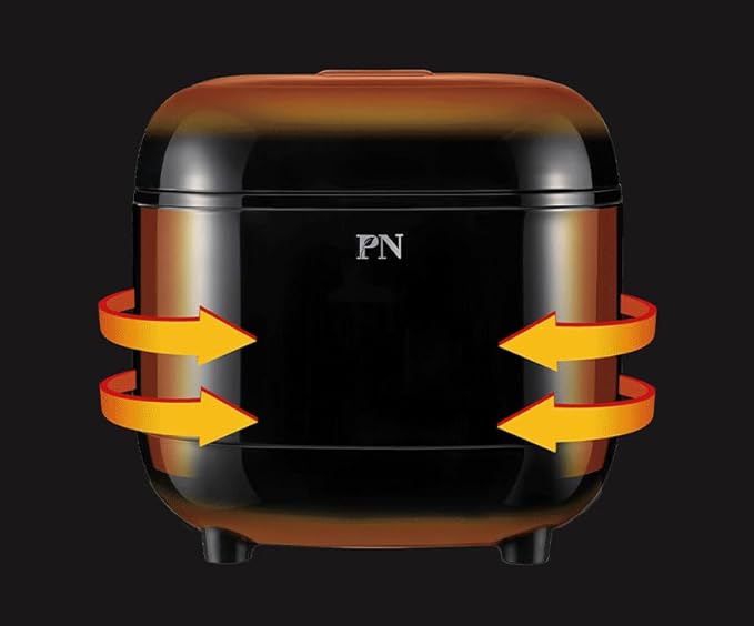 PN Poongnyun Micom Mono Electric Rice Cooker Black 3 Servings ETL Certified