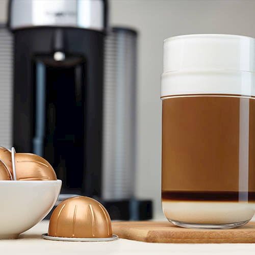 Nespresso GCA1-US-CH-NE VertuoLine Coffee and Espresso Maker Chrome