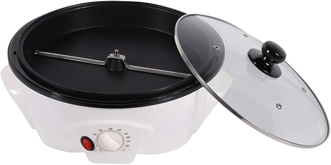 DYRABREST 800W Electric Coffee RoasterHousehold Non-Stick Coffee Beans Roaster Machine for Home Use Cafe Shop