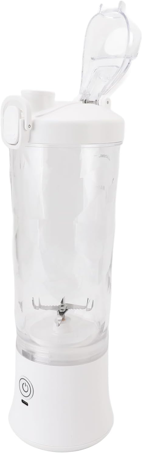 Fabater Portable Blender 600ml Cordless Rechargeable Personal Blender Mini Juicer with Leakproof Lid Sip Spout for Smoothies Shakes Baby Food Travel