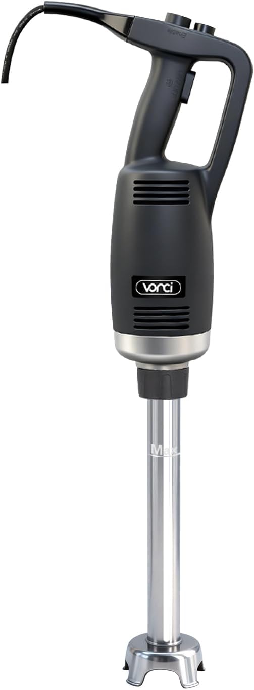 VONCI 750W Commercial Immersion Blender Handheld Stick Mixer with 18 Detachable Shaft Variable Speed 8000-19000RPM Sharp SUS Blade Extra Heavy Duty Hand Mixer for Restaurant Kitchen.