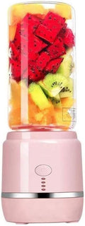 Electric Portable Juicer Blender Cup Household Fruit Mixer with Six Blades in 3DUSB Rechargeable Mini Blender for Sports Travel Gym and Outdoors