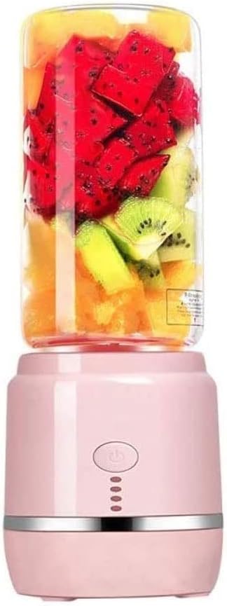 Electric Portable Juicer Blender Cup Household Fruit Mixer with Six Blades in 3DUSB Rechargeable Mini Blender for Sports Travel Gym and Outdoors