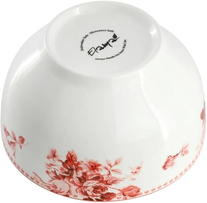 Traditional Red Rose 16 Piece Stoneware Dinnerware Set (Red)