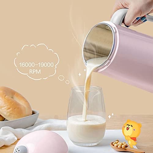 Mini Soymilk Machine Portable Soy Milk Rice Paste Maker Electric Juicer Blender Food Grinding Heating Processor(E)