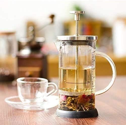 French Press Coffee Maker (34 oz) 304 Stainless Steel Coffee Press with Filter Screens Durable Easy Clean Heat Resistant Borosilicate Glass - 100% BPA Free