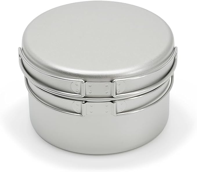 Belmont BM-094 Titanium Cooker Deep 4-Piece Set (with Case)