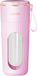 LCD Portable Blender Cup – For Smoothies Shakes &amp Fresh Juice. 14-Blade Straw Included. Wireless &amp Multi-Functional for Baby Food Travel Camping &amp Gym.