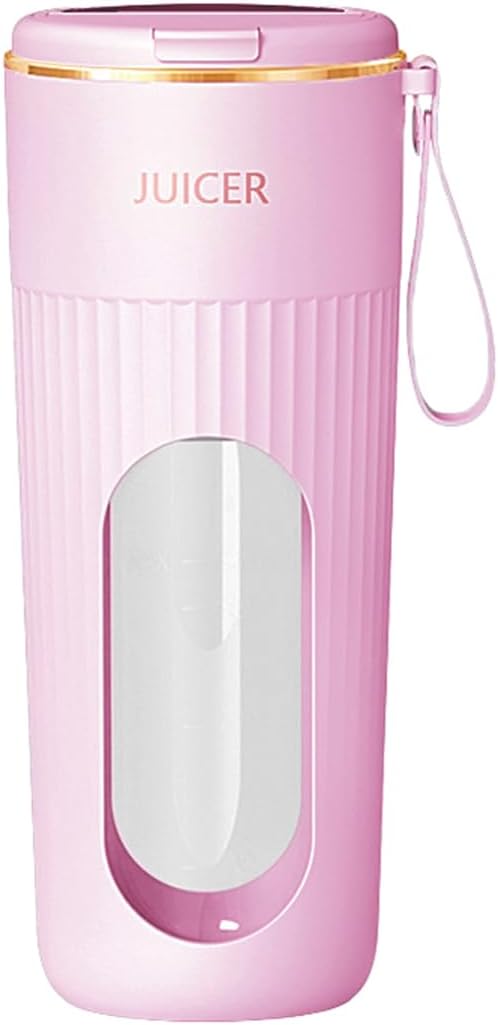 LCD Portable Blender Cup – For Smoothies Shakes &amp Fresh Juice. 14-Blade Straw Included. Wireless &amp Multi-Functional for Baby Food Travel Camping &amp Gym.